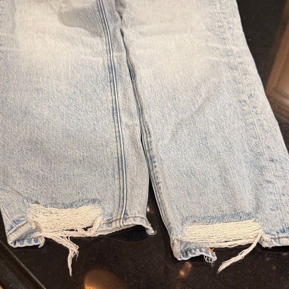 American Eagle Light Blue Distressed jeans Jeans - Picture 9 of 14